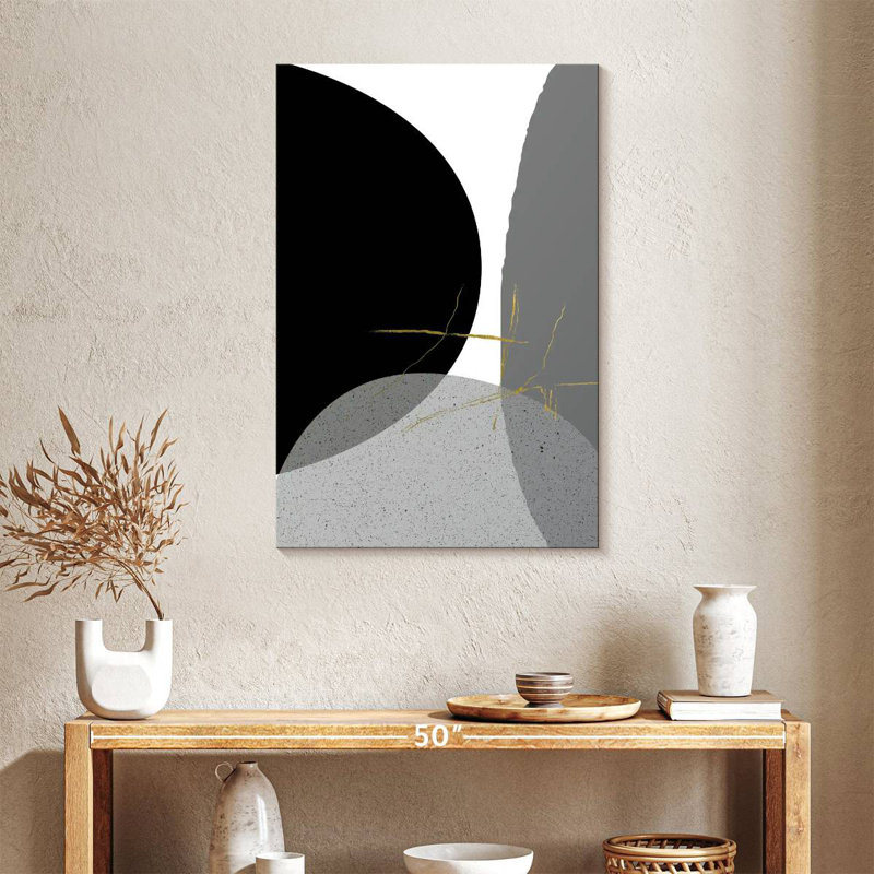 Avery Black Gold Minimalist I, 30" H x 20" W