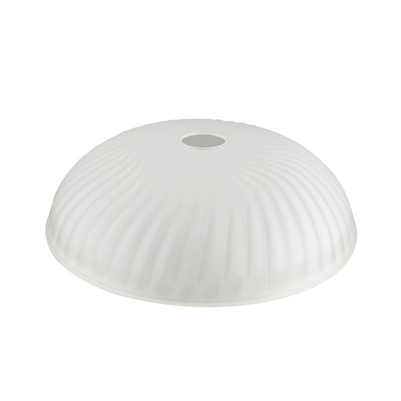 Abat-jour bol en verre 3,75 po H
