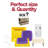 Yellow, Purple and White NFL / NBA / MLB Set - 30 Settings