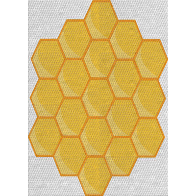 Tapis jaune en laine touffeté à la main Cundick