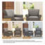 Faux Leather Armchair-551022254