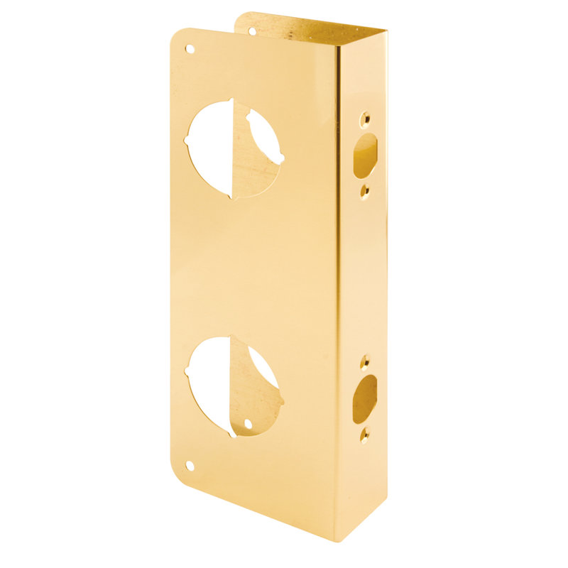 Plaque de renfort de porte et de serrure Prime-Line (paquet simple), H 12,45 po x l 5,1 po x P 2,3 po
