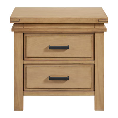 SOHO BABY Mystic 2-Drawer Nightstand - Honey Wood
