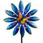 Piquet de jardin fleur avec papillon