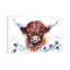 Highland Cow Among The Thistles by BebesArts - Wrapped Canvas Painting-2021534192-2070817053