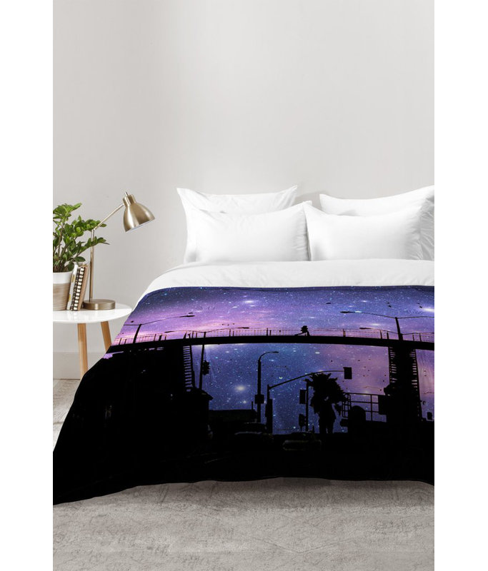 Shannon Clark Modern & Contemporary Polyester Comforter, Full/Queen Comforter + 2 Standard Shams