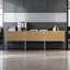 Armoire de rangement modulaire en métal avec tablettes réglables-763676123