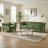 Chesterfield Velvet Upholstered Chair Sofa with Nailhead Trim and Rolled Arms-455053718