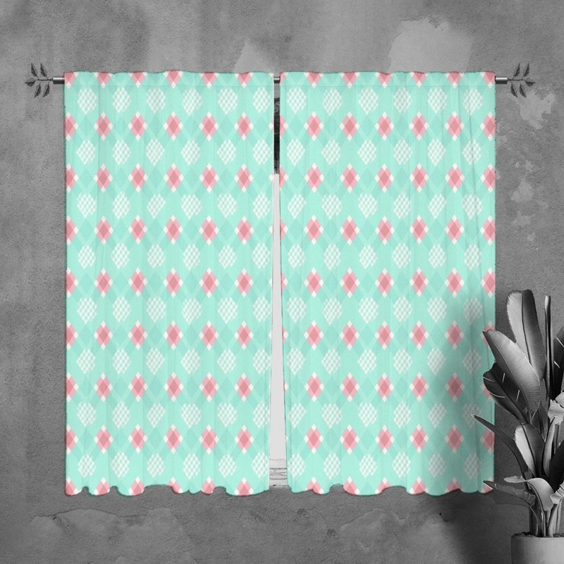 Paire de rideaux obscurcissant en polyester Lence, L 20 po x L 61 po