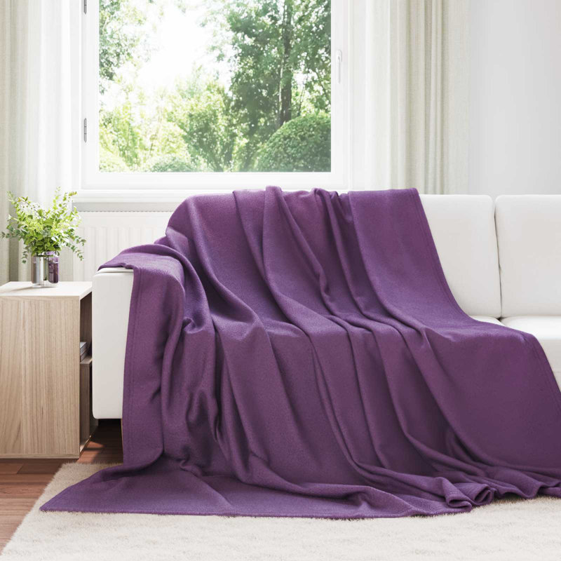 3.5-50 Throw Blanket, Purple, 240cm x 220cm