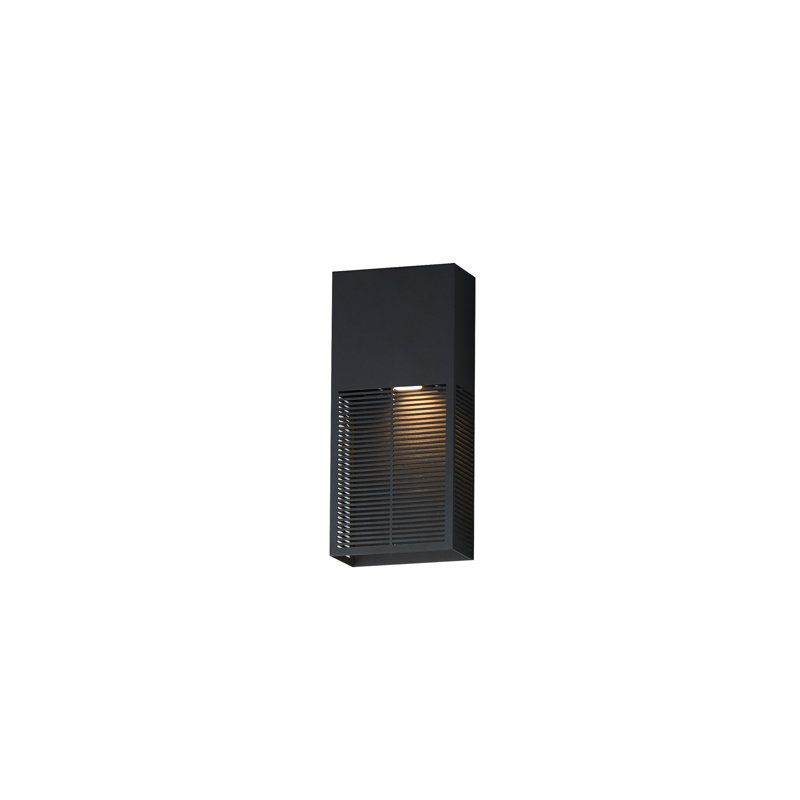 Grate-Outdoor Wall Mount, Black