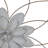 Yousaf Metal Floral Wall Decor with Layered Petals and Openwork Frame-933632518-933632516