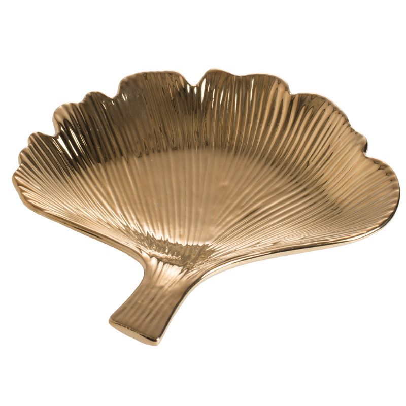 Assiette décorative Doreen 7,5 po, petite 2 - or poli