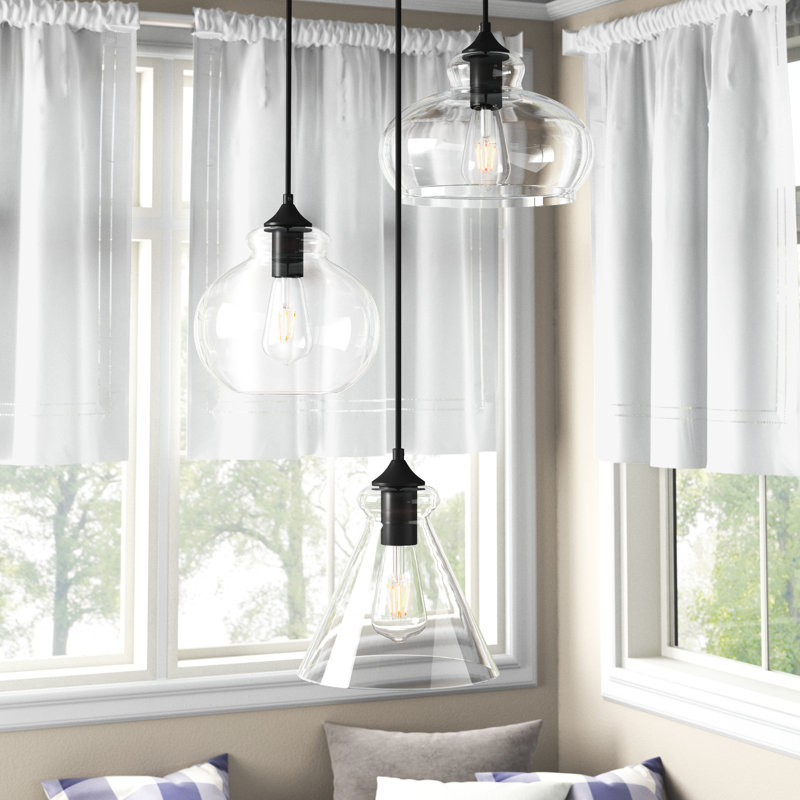 Luminaire suspendu à intensité variable 3 lumières Inola , Noir