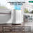 14000 Btu (10000 Btu Sacc) Smart Inverter Dual Hose Portable Air Conditioner - Energy Saving, Quiet (38Db), Drainage-Free, App & Remote Control For All Scenarios-127123294