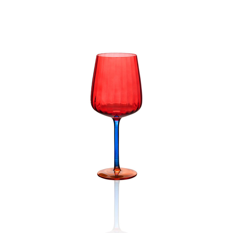 Verre à vin rouge élégant, 9,0 x 9,0 x 8,7 pouces | 100% verre, 16,9 oz liq. Va au lave-vaisselle, parfait pour les réceptions et les occasions spéciales