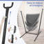 Chaise hamac réglable avec support 6 poches de rangement réglables robustes