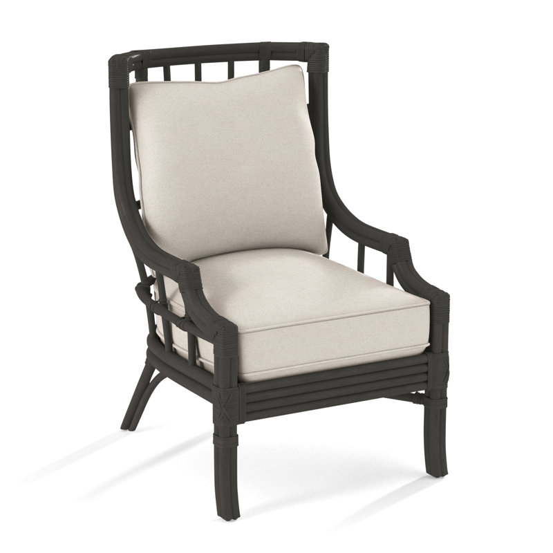 Seville Armchair, Elite Dove Linen, Frost White