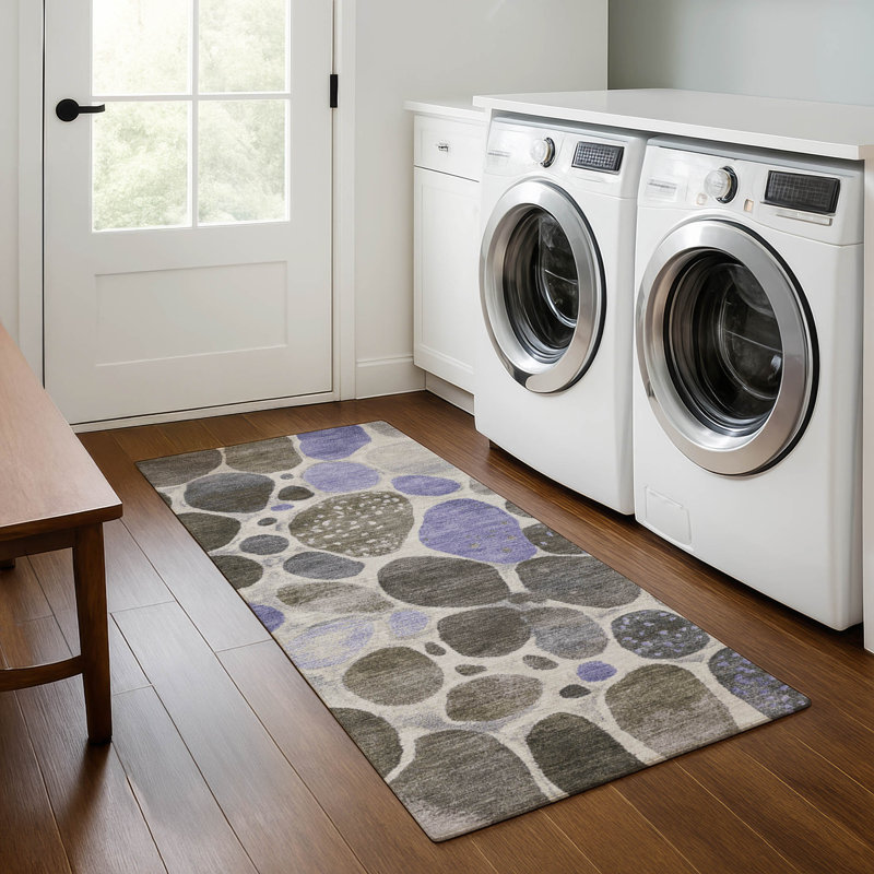 Premium Machine Washable Geometric Rug, Runner 2'3" x 7'6"