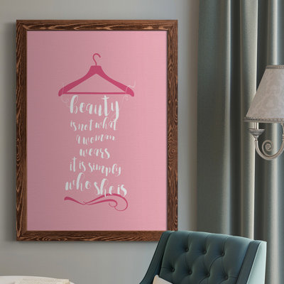 «Marshfield Beauty in Pink», reproduction d'art sur toile simple