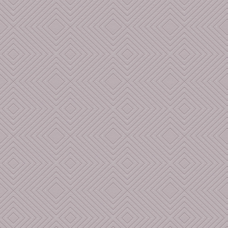 Kydd Geometric Diamond Motif 10m x 53cm Wallpaper Roll, Pink