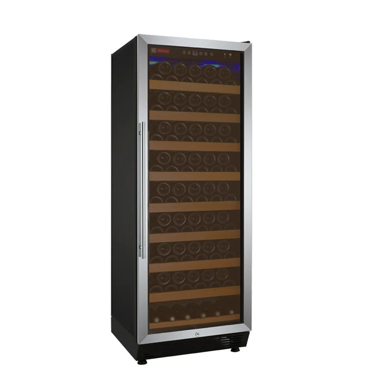 Allavino 24" Wide Vite II Tru-Vino 99 Bottle Single Zone Stainless Steel Right Hinge Wine Refrigerator