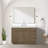 Abbey 48 in W x 22 in D Oak Single Bath Vanity, Chrome Faucet Set-112686216-105301364