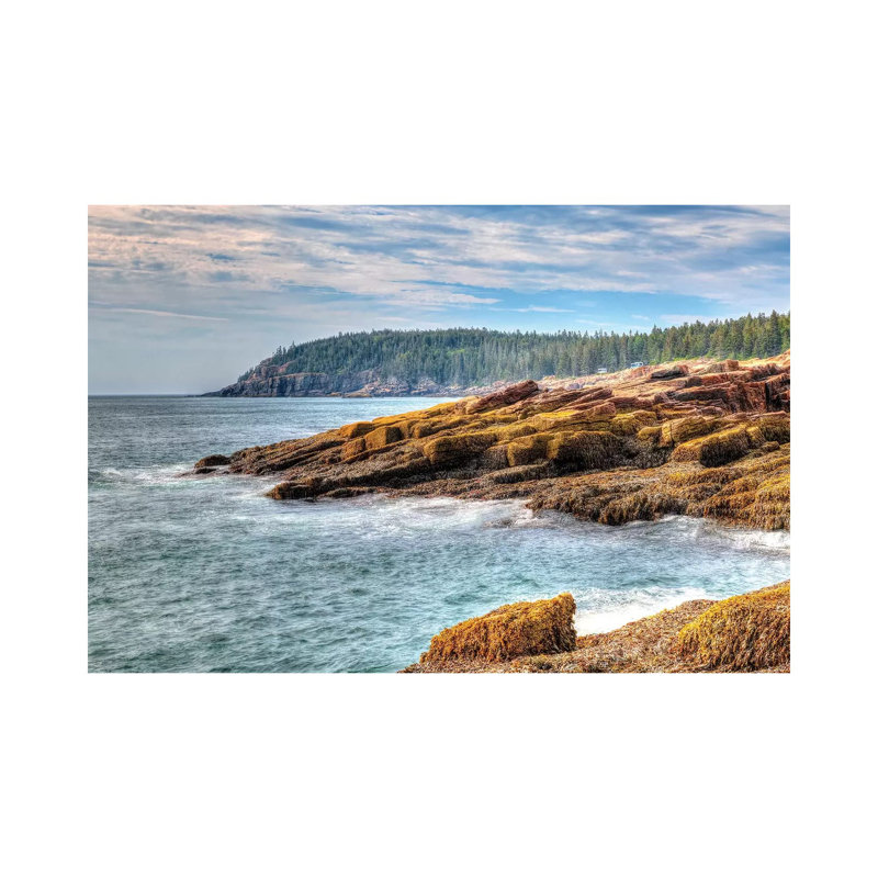 «Acadia Coast» par David Gardiner - Giclée sur toile tendue avec châssis, H 18 po x l 26 po x P 1,5 po