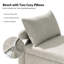 Polyester Upholstered Storage Bench-126352000