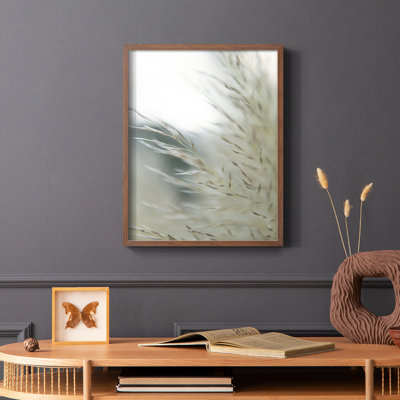 Subtle Grasses II Framed Print - Solid Wood