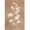 «Sage Leaves II Terracotta» par Danhui Nai, reproduction sur toile tendue