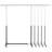 Vanesa Metal Adjustable Rolling Industrial Pipe Clothing Rack