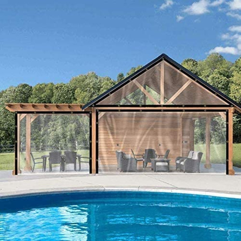 Blue Elephant Clear Polyvinyl Chloride (PVC) Replacement Canopy, 99.1cm H x 81.3cm W