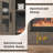 70.9" Rustic & Farmhouse Style Tv Stand With Electric Fireplace-887684128