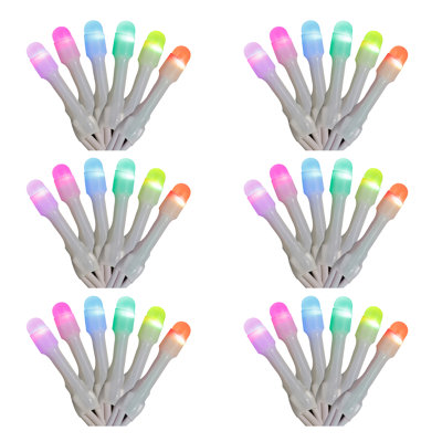 Indoor / Outdoor 50 - Bulb 84 in. Plug-in LED Wide Angle LED String Light