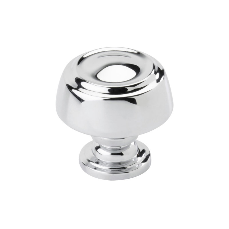 Poignée champignon Kane, Chrome poli, H 1,1875 po x l 1,1875 po x P 1,1875 po