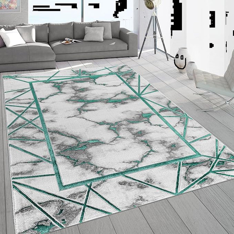 Abstract Area Rug, Rectangle 200 x 290 cm