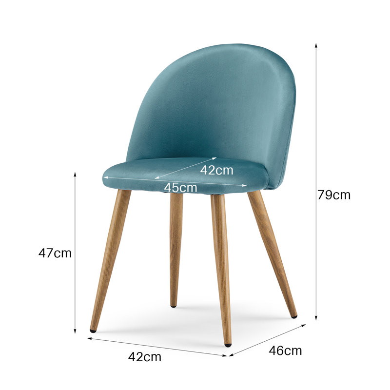 Revamp Upholstered Dining Chair, Blue