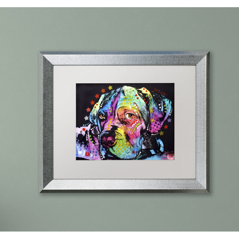 « young marigide », reproduction d’art encadrée, H 16 po x l 20 po x P 0,5 po, Blanc