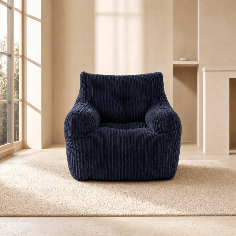 Fauteuil à billes rembourré en mousse à mémoire de forme et rembourré