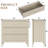Amberrae Large 3 Drawer Dresser,Set of 2-792400256
