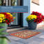 Recycled Rubber Elegant Tile Doormat-647426065