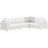 33.75'' Wide Aluminum Patio Sectional with Cushions