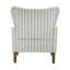 Fauteuil en polyester l 31 po avec pieds en bois massif Arching-84241120