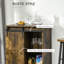 Armoire à vin industrielle avec porte de grange coulissante