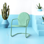 Alaniz Premium All-Weather Wicker Outdoor Dining Armchair