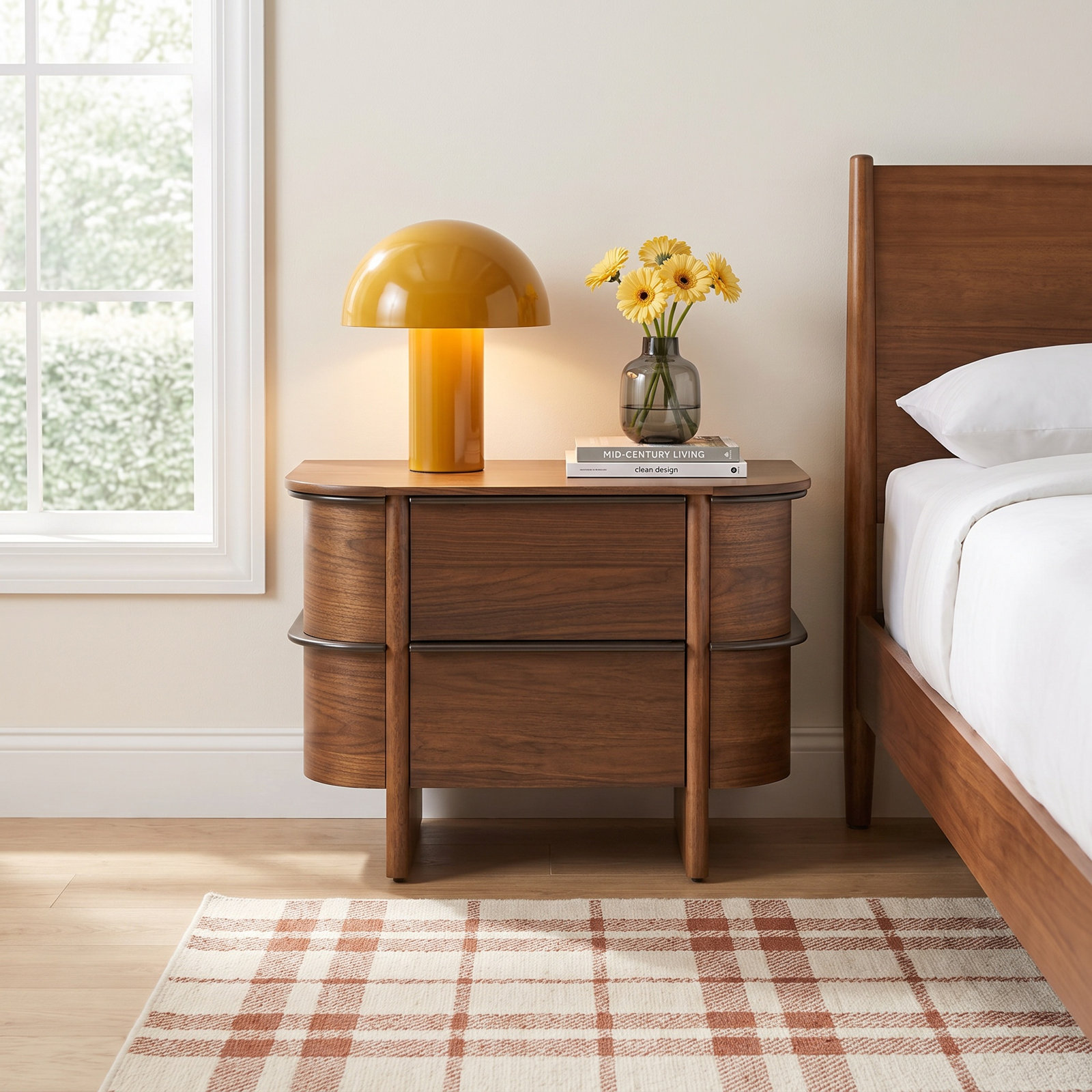 Torin Walnut Nightstand