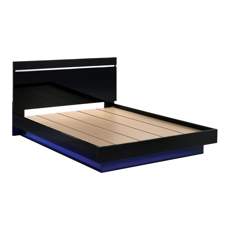 Cal.King Bed, Black/Chrome, California King, Black/Chrome