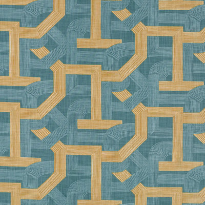 Contour Lines 100% Cotton Fabric