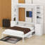 Grand lit escamotable avec bureau-401563253